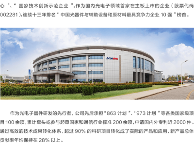 光迅科技热招光模块精英，携手共创行业辉煌！